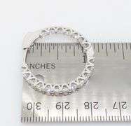 4.18CTW Inside Out Diamond Hoop Earrings