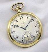 Distinguished 1923 Gruen Swiss-Made Gold Filled Pocket Watch
