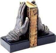 Old Praying Hands Namaste Bookends