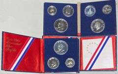 3 1976 Silver 3 Piece Proof Sets
