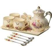 Vintage Blossoms Ivory Tea Set