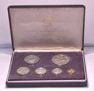 1973 First Coinage of the British Virgin Islands Franklin Mint Proof Set