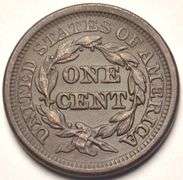 1850 Braided Hair Large Cent