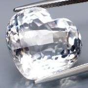 Superb 24.40ct top gem grade diamond white Quartz