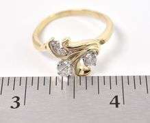 Dazzling 14K Yellow Gold Diamond Ring