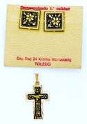 Collection of Vintage Damascene Jewelry from Spain