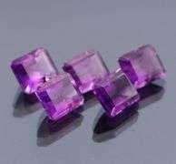 Royal purple! 22.50ct 11x9mm real Brazilian Amethyst set