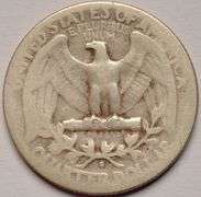 1950-S/D Washington Quarter, Circulated.