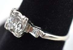 Mesmerizing Approx. 0.50CTS Diamond Ring in 14K White Gold