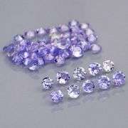 Glittering 3.99ct bright blue violet Tanzanite set