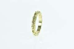 18K Yellow Gold J J Marco Wavy Dot Designer Band Ring