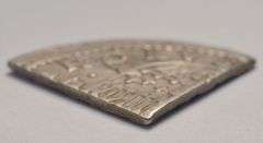 Spain 1707-1714 2 Reales Cut Into 1/4 Reale, Circulated.