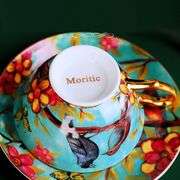 Vintage European Bone China Coffee Cup & Tea Set