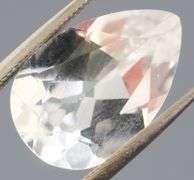 Stunning 6.72ct untreated diamond white Topaz