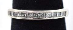 Sparkling 14K Yellow Gold Diamond Band Ring