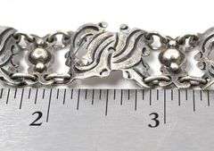 Fancy Link Bracelet in Sterling Silver