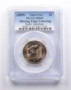 MS65 (2009) Sacagawea Native American $1 Edge Err. Miss Lettering PCGS