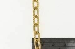 18K Yellow Gold David Yurman Madison Paperclip Chain Necklace