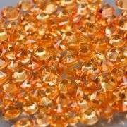 Fantastic 4.14ct diamond cut yellow Sapphire set