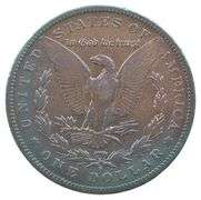 1898-S Morgan Silver Dollar Rainbow Toning Reverse
