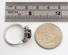 Feminine 14K WG Color Change Sapphire Ring