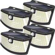 4 Pack Outdoor Solar Motion Sensor Lights