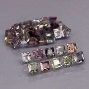 Exciting 4.77ct princess cut Sapphire set