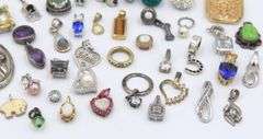 Group lot of vintage 925 sterling silver mixed jewelry