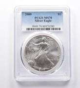 MS70 2000 American Silver Eagle PCGS