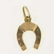 9K Yellow Gold Horse Shoe Lucky Good Luck Charm/Pendant