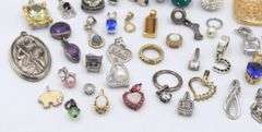 Group lot of vintage 925 sterling silver mixed jewelry