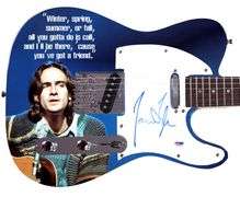 James Taylor Signed You’ve Got A Friend Graphics Photo Guitar PSA
