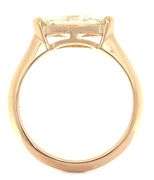 1.03ct Marquise Cut Diamond East West Solitaire Ring in 18K