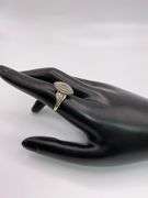 3.6g 10k YG Diamond Cluster Ring Size 8