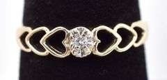 Loving 10K Yellow Gold Diamond Ring