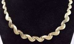 Interesting 14K Yellow Gold Fancy Link Necklace