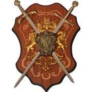 Forgemith Heritage Medieval Hanging Swords Crest