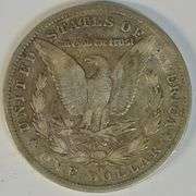 Handsome 1883-CC Morgan Silver Dollar. Key date