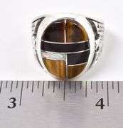 Navajo Crafted Men's Ring Inlay