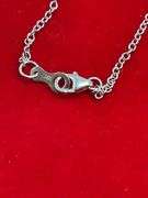BRAND NEW 18K WHITE GOLD EMERALD STATION NECKLACE