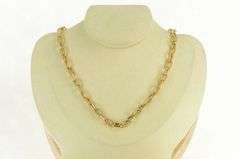 18K Yellow Gold David Yurman Madison Paperclip Chain Necklace
