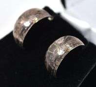 Sterling Silver J-Hoop Earrings
