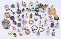 Group lot of vintage 925 sterling silver mixed jewelry