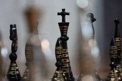 Legacy Handcrafted Brass Tribal Chess Set