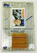 Mickey Mantle World's Thinnest Porcelain Baseball Card