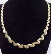 Interesting 14K Yellow Gold Fancy Link Necklace