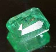 Gorgeous .98ct bright green Colombian Emerald