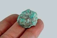30.70ct uncut natural teal Turquoise
