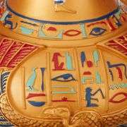Nekhebet's Mythical Vulture God Vase