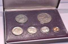 1973 First Coinage of the British Virgin Islands Franklin Mint Proof Set